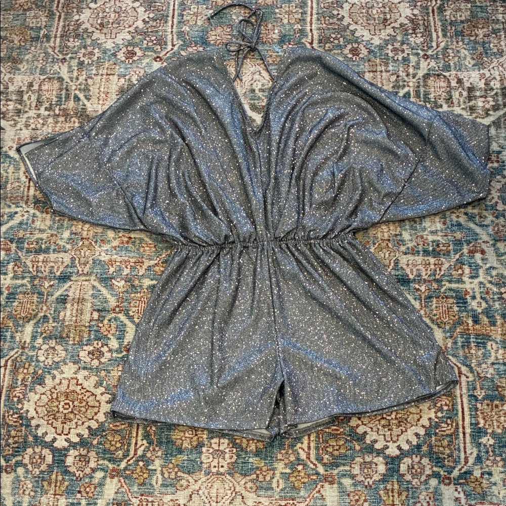 Sparkling Halter Romper size Medium